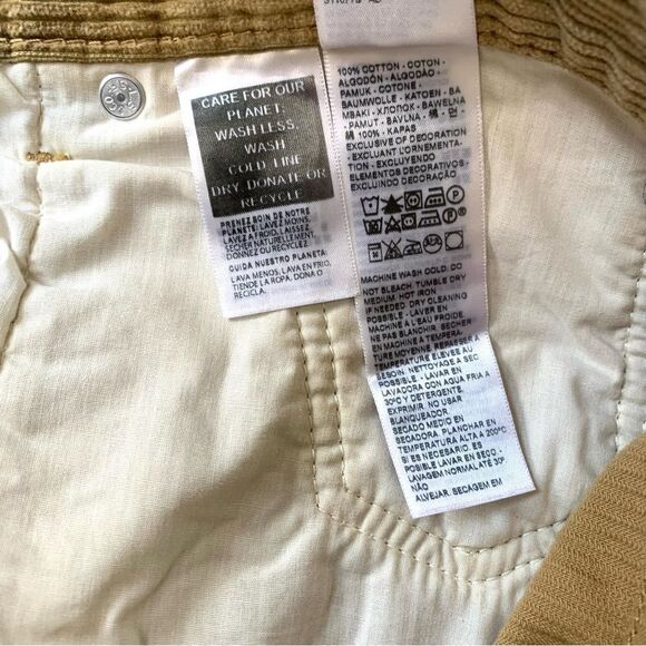 Levi’s Straight Leg Khaki Corduroy Pants NWT - Picture 7 of 9